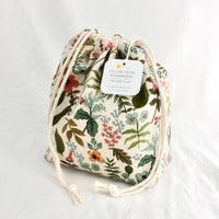 Small Drawstring Project Bag | Yellow Petal Handmade