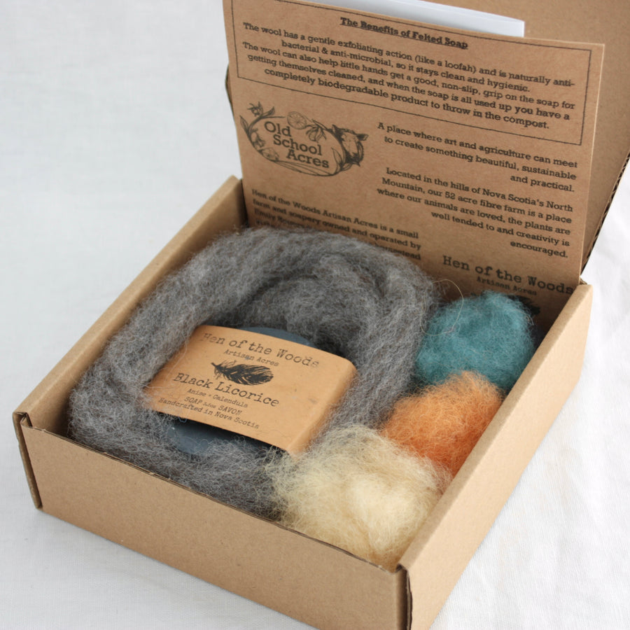 DIY Felted Soap Kit | Old School Acres & Hen of the Woods