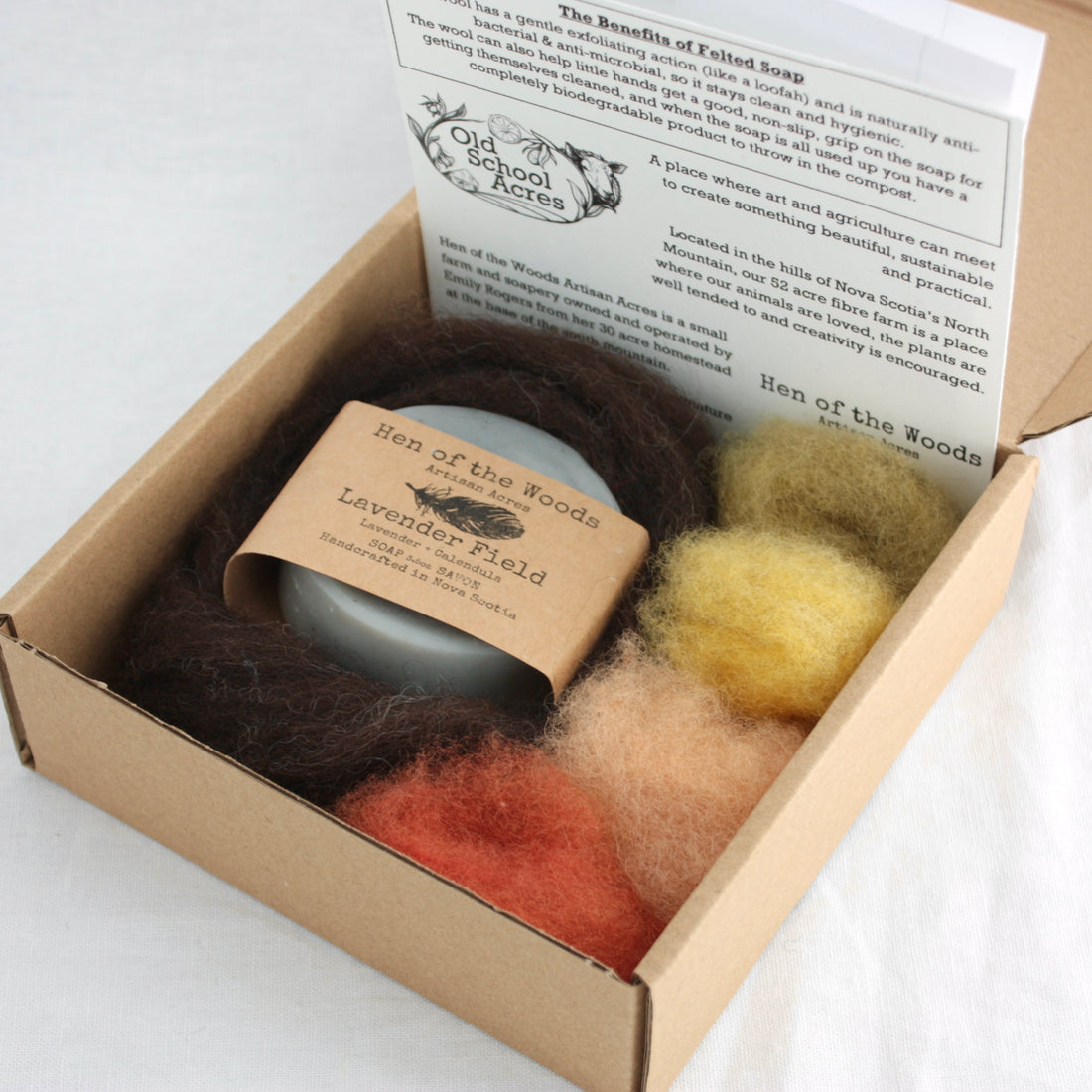 DIY Felted Soap Kit | Old School Acres & Hen of the Woods