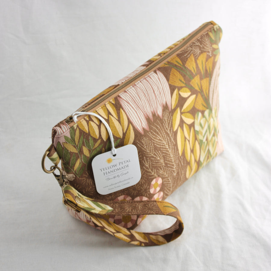 Small Zippered Project Bag | Yellow Petal Handmade