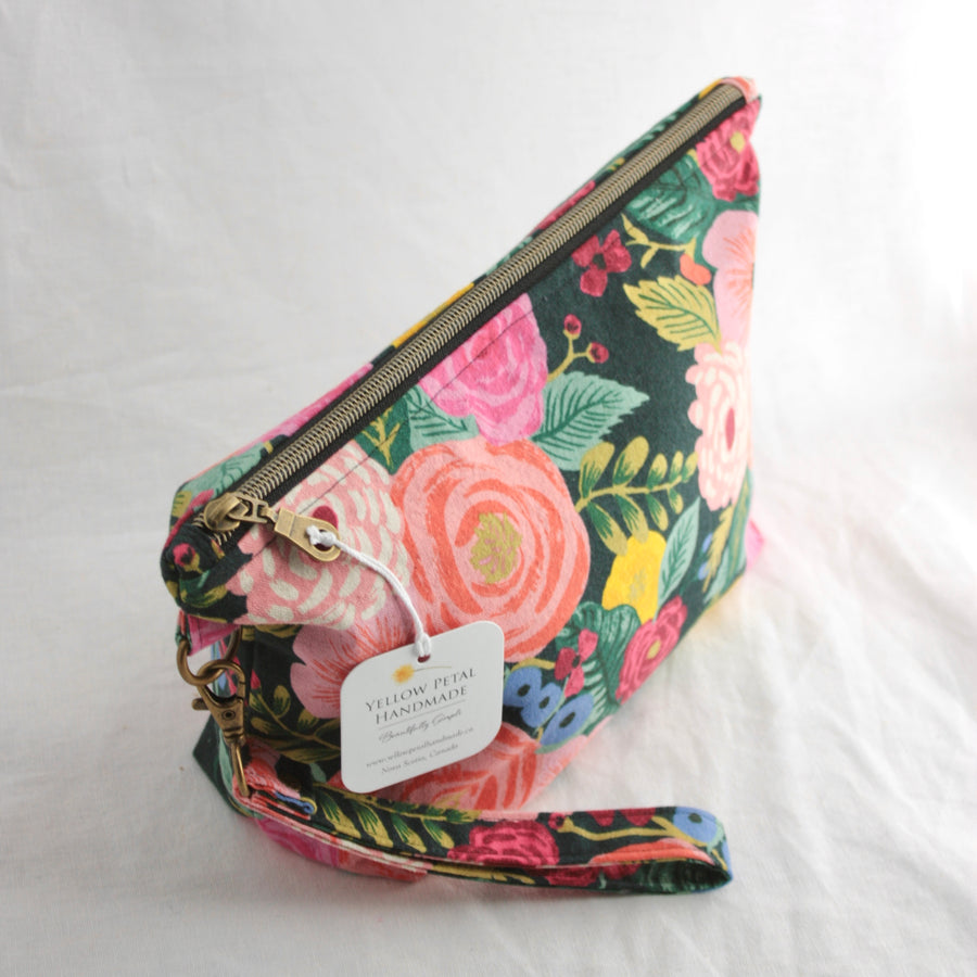 Small Zippered Project Bag | Yellow Petal Handmade