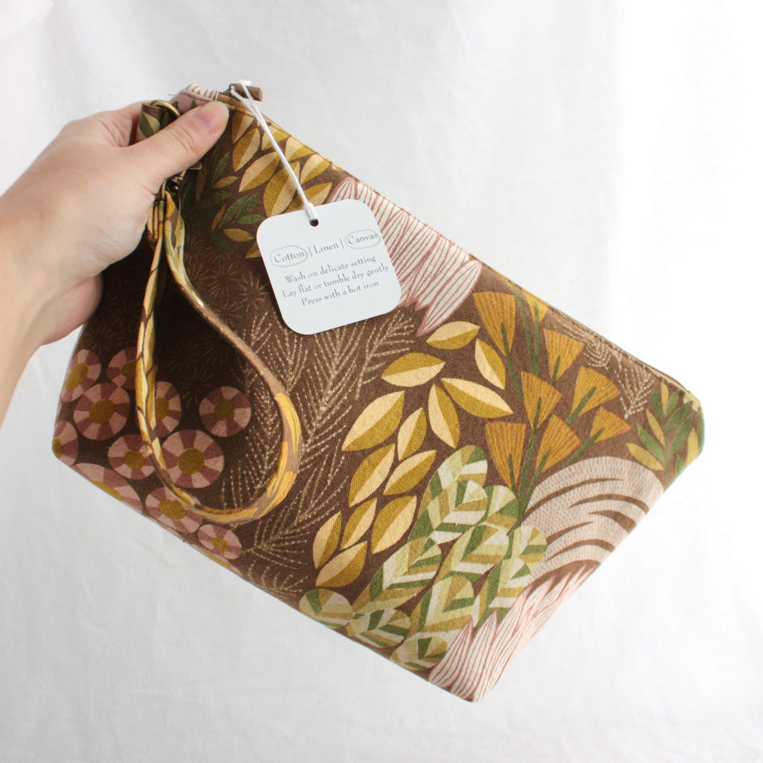 Small Zippered Project Bag | Yellow Petal Handmade