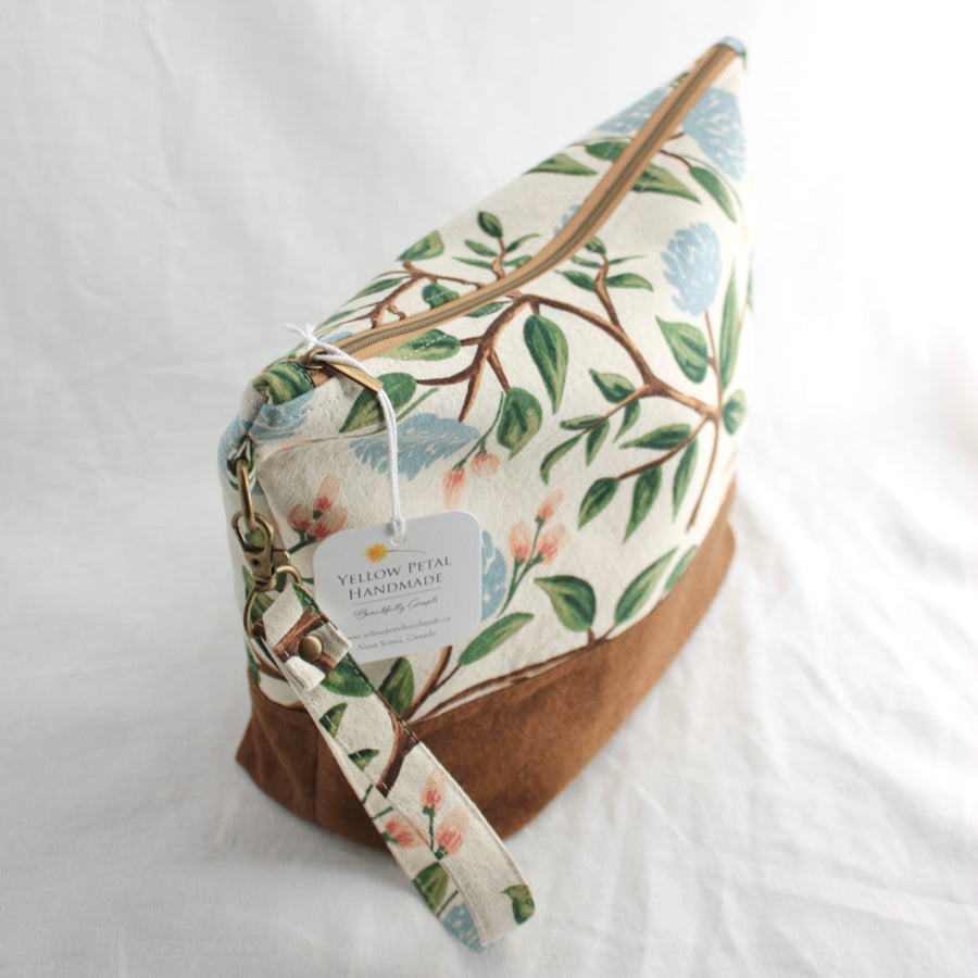 Large Zippered Project Bag | Yellow Petal Handmade