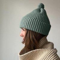 Classic Pom Pom Beanie | Learn To Knit Kit | Project Weekend