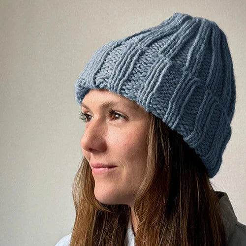 Shoreline Beanie | Learn To Knit Kit | Project Weekend