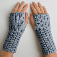 Wanderlust Wrist Warmers | Beginner Knitting Kit | Project Weekend