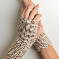 Wanderlust Wrist Warmers | Beginner Knitting Kit | Project Weekend