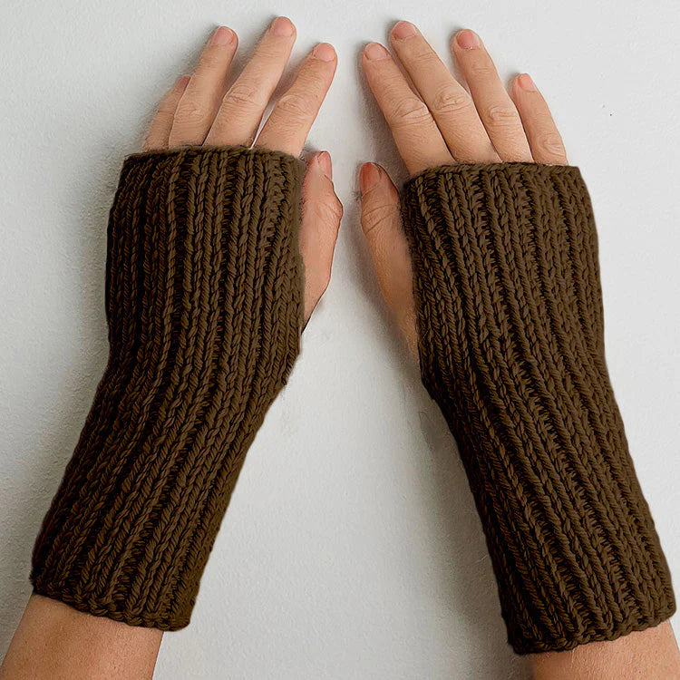 Wanderlust Wrist Warmers | Beginner Knitting Kit | Project Weekend