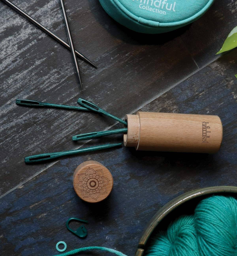 Teal Wooden Darning Needles | The Mindful Collection | Knitter's Pride