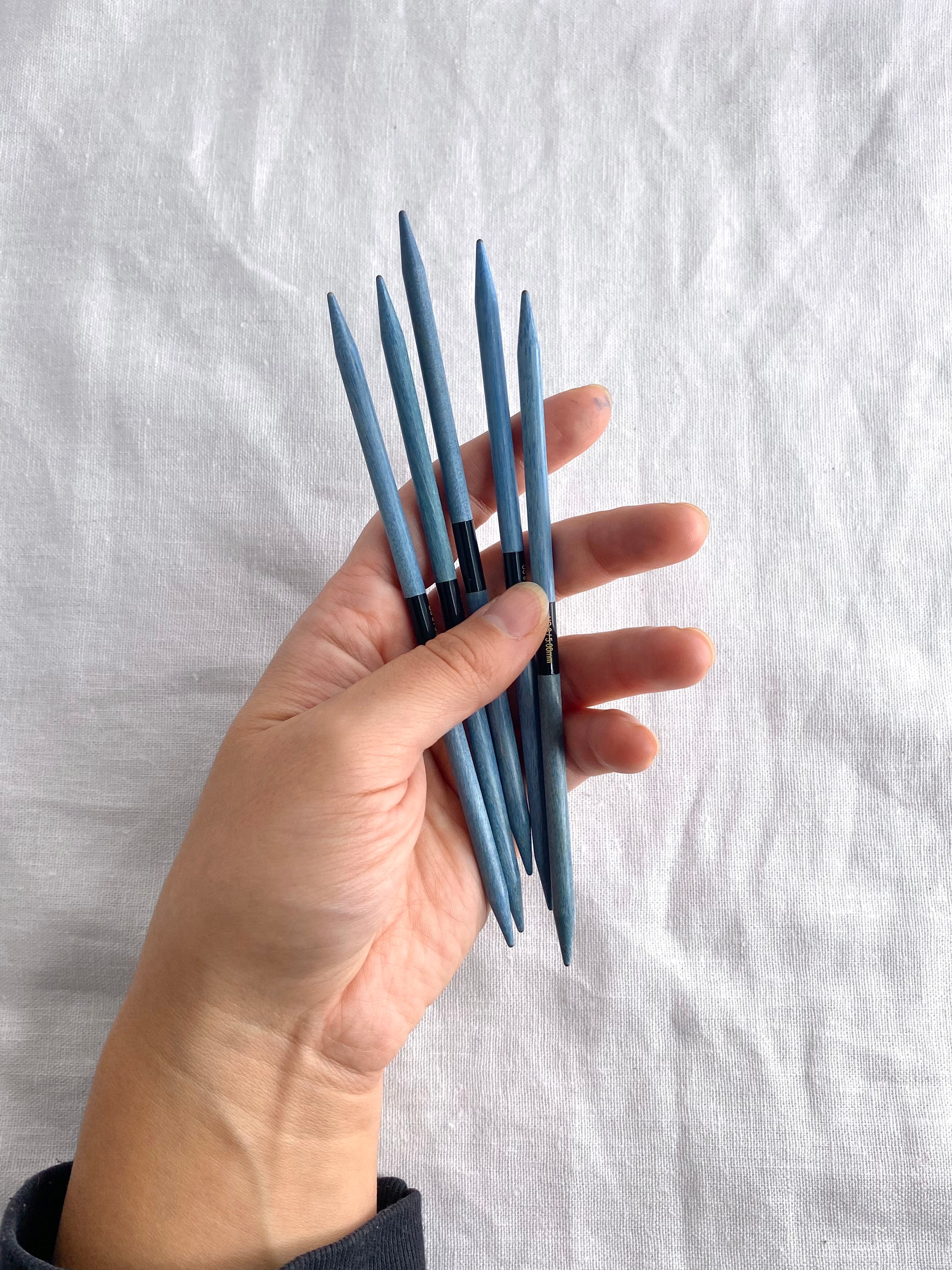 Birch Wood Knitting Needles, hand crafted in Nova Scotia